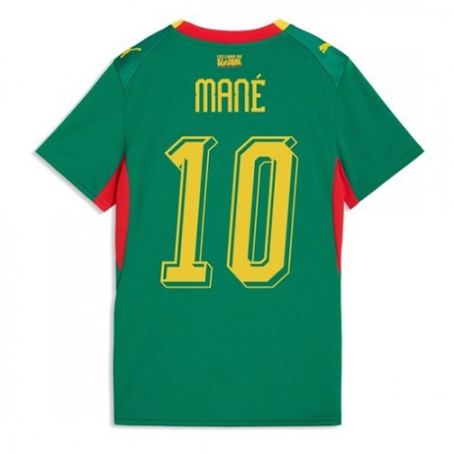 Stroje piłkarskie Senegal Sadio Mane #10 Koszulka Wyjazdowej dla damskie MŚ 2026 Krótki Rękaw